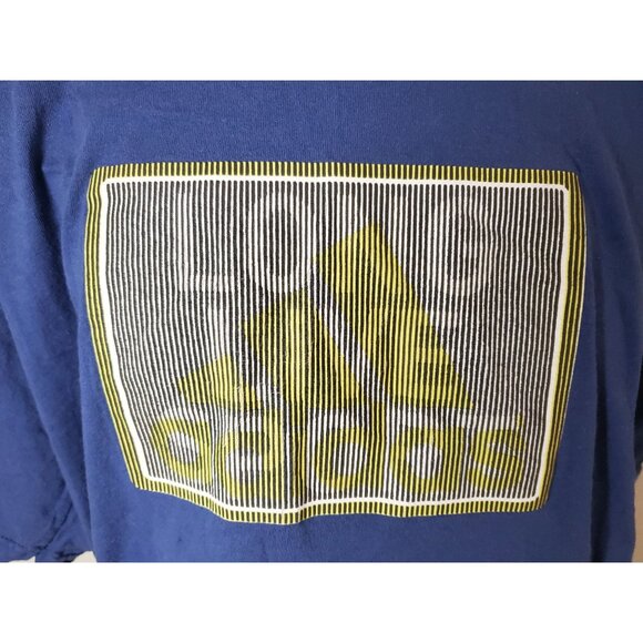 Adidas Blue "Long Live Sport" Graphic T-Shirt L - Picture 3 of 7